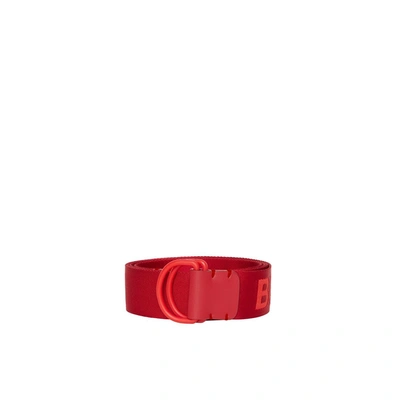 Shop Burberry Logo Detail Double D-ring Belt