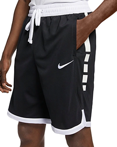 Shop Nike Dry Elite Basketball Shorts In Black/white