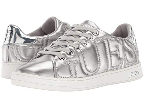 silver guess sneakers