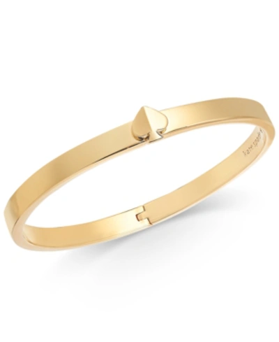 Shop Kate Spade Spade Bangle Bracelet In Gold