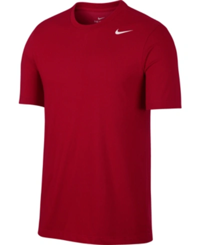 Shop Nike Men's Dri-fit Training T-shirt In Gym Red