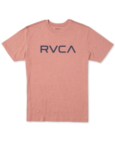 Shop Rvca Men's Logo Graphic T-shirt In Chai