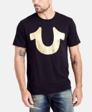 true religion shirt gold