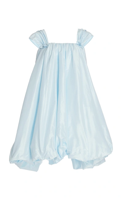 Shop Simone Rocha Bubble Taffeta Mini Dress In Blue
