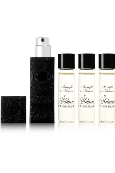 Shop Kilian Straight To Heaven Travel Set - Eau De Parfum And Refills, 4 X 7.5ml In Colorless