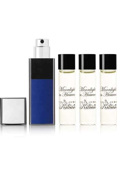 Shop Kilian Moonlight In Heaven Travel Set - Eau De Parfum And Refills, 4 X 7.5ml In Colorless