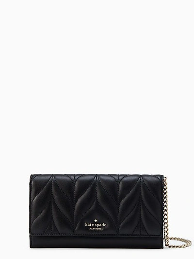 Shop Kate Spade Briar Lane Quilted Milou In Black