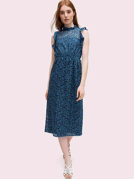 kate spade blue floral dress