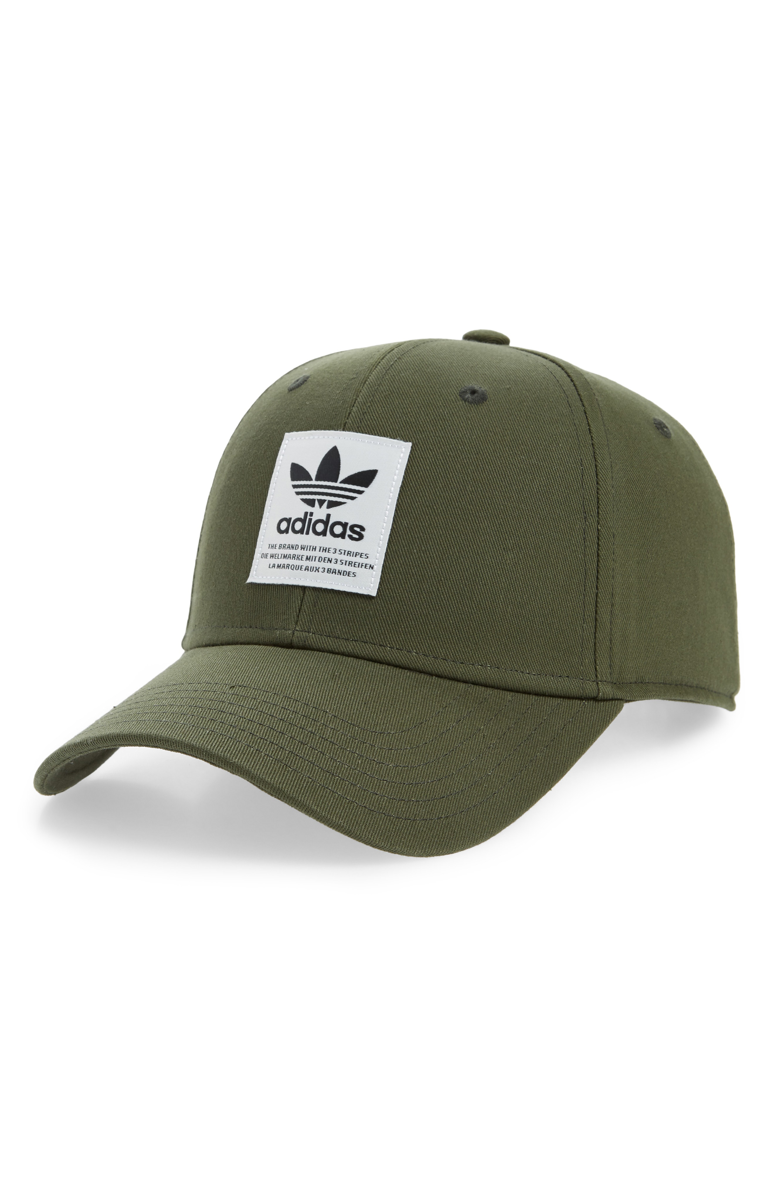 green adidas baseball cap