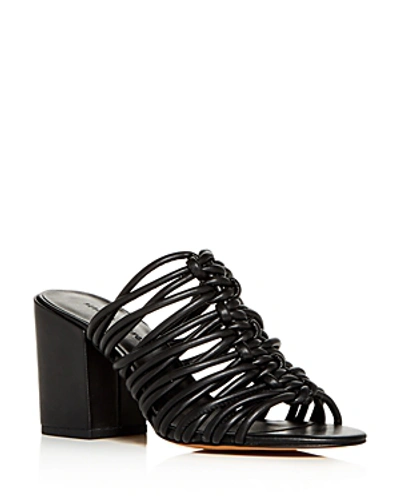 Shop Rebecca Minkoff Women's Calanthe Block-heel Slide Sandals In Black