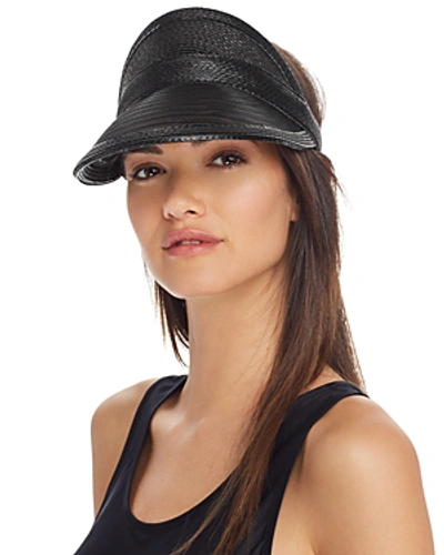 Shop Eugenia Kim Vicky Visor In Black