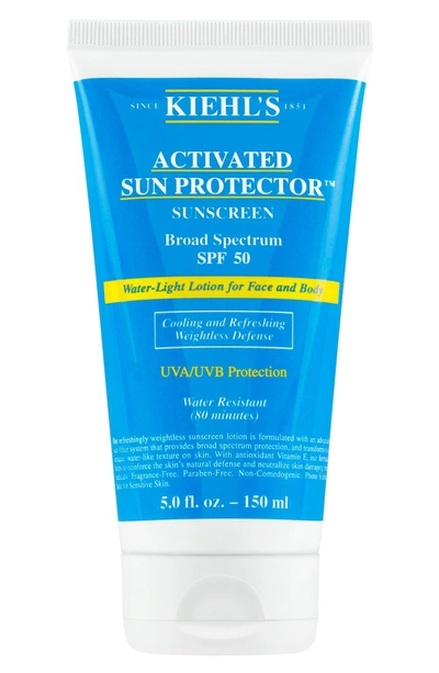 Shop Kiehl's Since 1851 1851 'activated Sun Protector(tm)' Water-light Lotion For Face & Body Sunscreen Broad Spectrum Spf 5