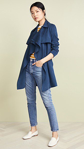 club monaco claudine trench coat