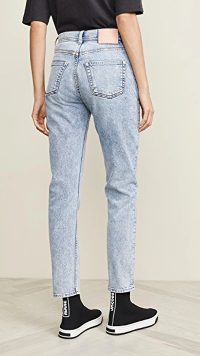 Shop Acne Studios Melk 5 Pocket Denim In Indigo