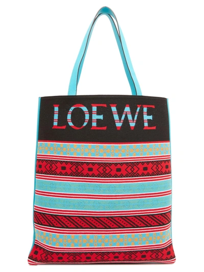 Shop Loewe Vertical Bag In Multicolor