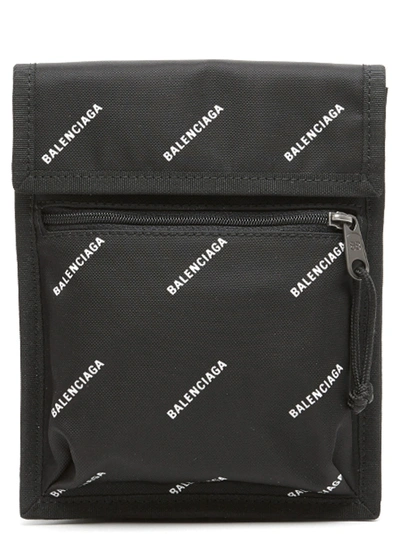 Shop Balenciaga 'explorer' Bag In Black