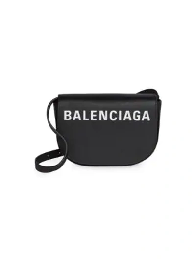 Shop Balenciaga Women's Ville Leather Day Bag In Black