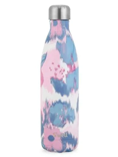 Shop S'well Watercolor Florals Stainless Steel Water Bottle/25 Oz. In Watercolor Lilies