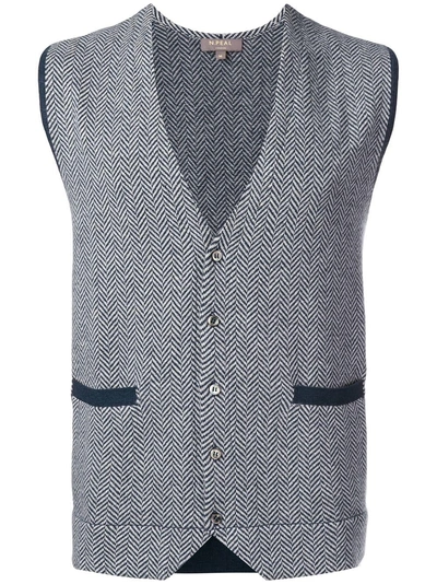 Shop N•peal The Chelsea Waistcoat In Gray