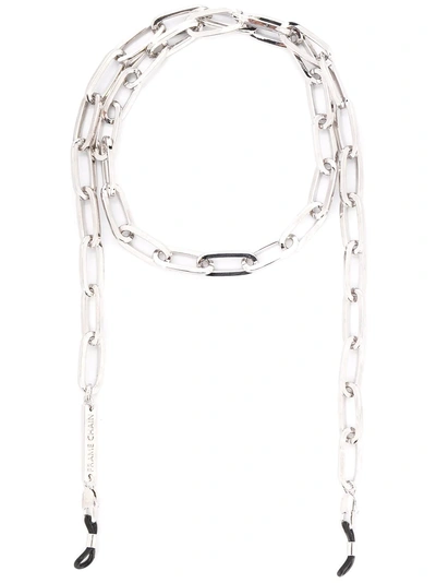 Shop Frame Chain Theron Glasses Chain In Silver