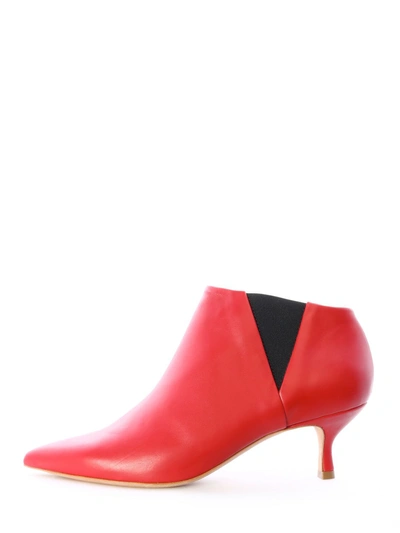 Shop Golden Goose Ankle Boot Red Leather