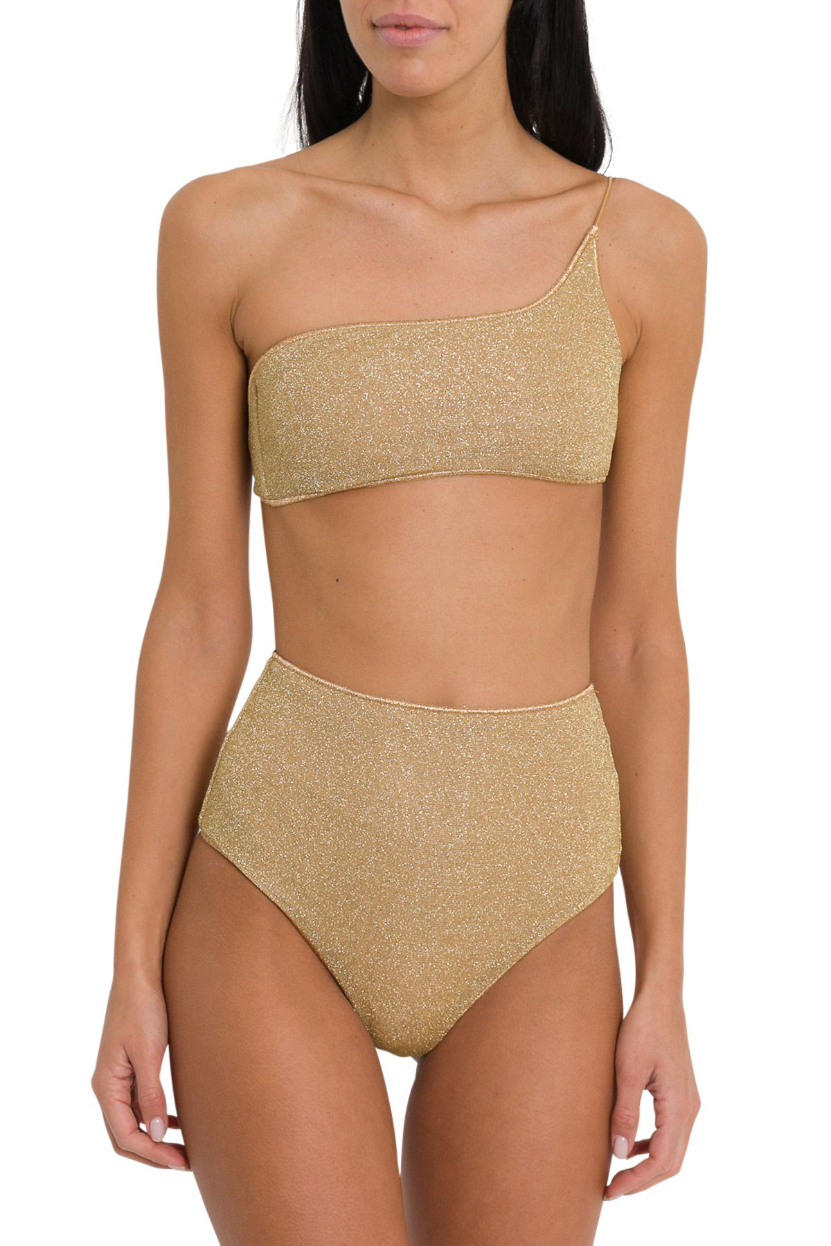 gold high waisted bikini