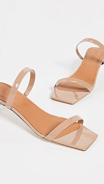 Shop By Far Thalia Mules In Nude