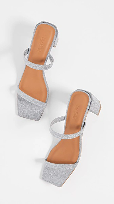 Shop By Far Tanya Sandals In Silver