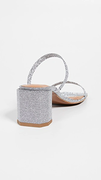 Shop By Far Tanya Sandals In Silver