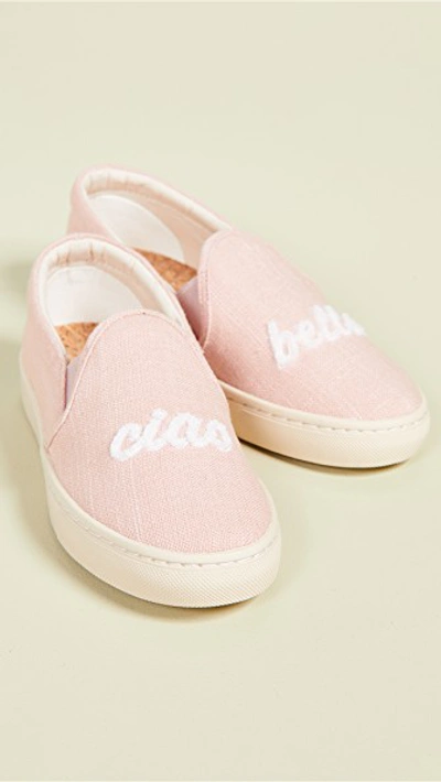 Shop Soludos Ciao Bella Sneakers In Dusty Rose