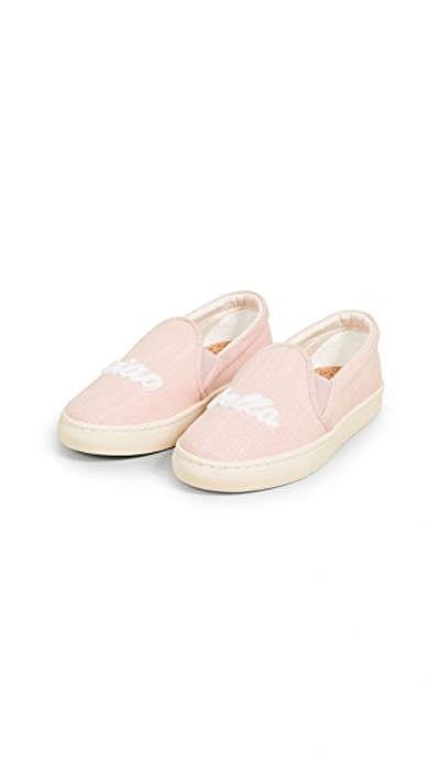 Shop Soludos Ciao Bella Sneakers In Dusty Rose