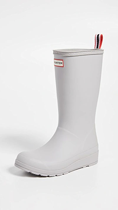 Shop Hunter Original Play Tall Boots In Light Grey