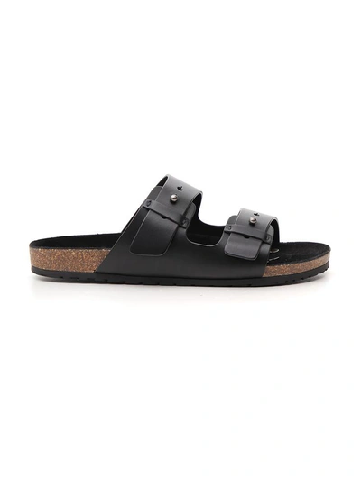 Shop Saint Laurent Jimmy Sandals In Black