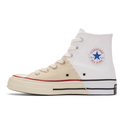 Shop Converse White Restructured Chuck 70 High-top Sneakers