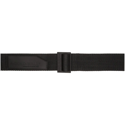 Shop A-cold-wall* Black Webbing Belt In Sc1 1 Black