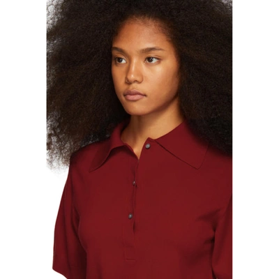 Shop Ports 1961 Red Wool Polo In C450 Red