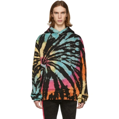 Shop Amiri Multicolor Tie-dye Hoodie