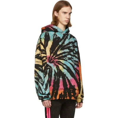 Shop Amiri Multicolor Tie-dye Hoodie