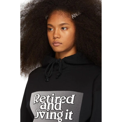 Shop Ashley Williams Black Retired And Loving It Hoodie