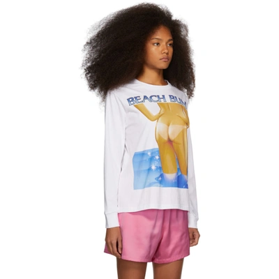 Shop Ashley Williams White Beach Bum T-shirt