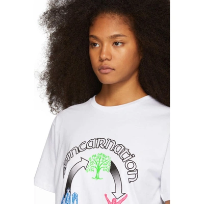 Shop Ashley Williams White Reincarnation T-shirt