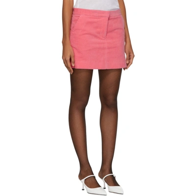 Shop Ashley Williams Pink Corduroy Executive Miniskirt
