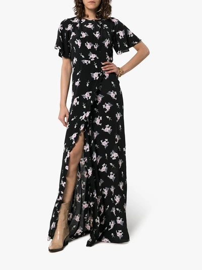 Shop By Timo Small Bouquet Floral-print Maxi Dress