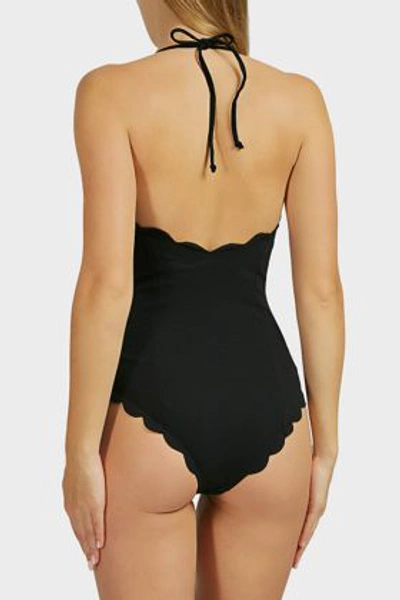 Shop Marysia Broadway Halter-neck Swimsuit In Black