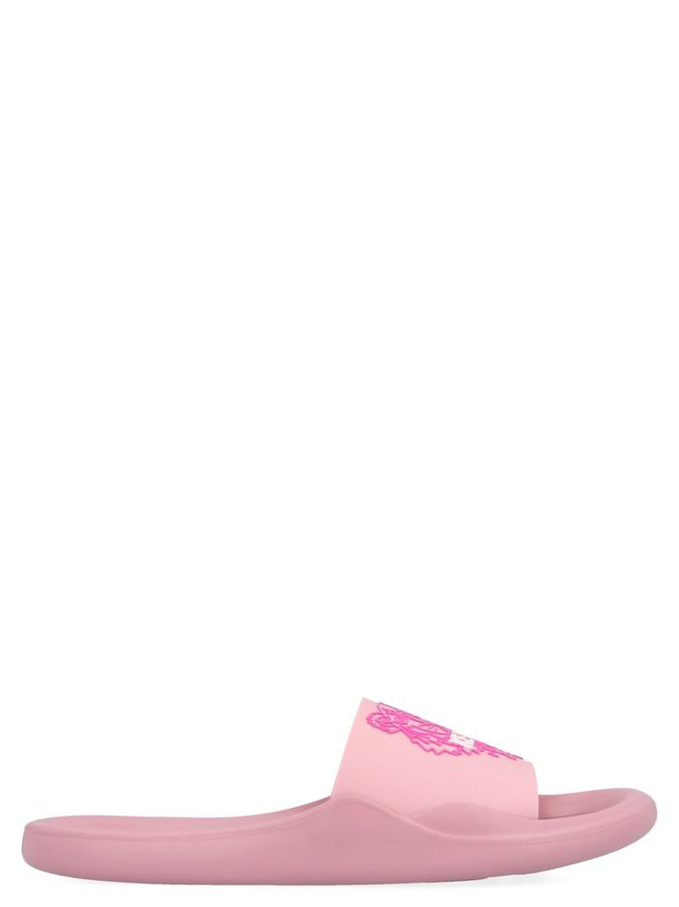 pink kenzo slides