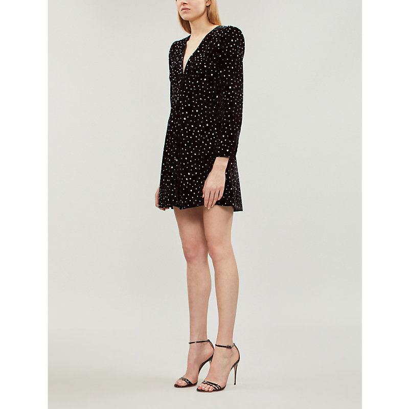kooples velvet dress