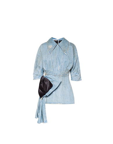 miu miu denim dress