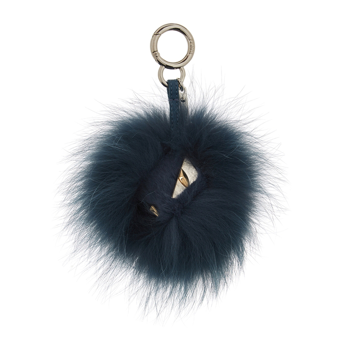 fendi fur bag charm