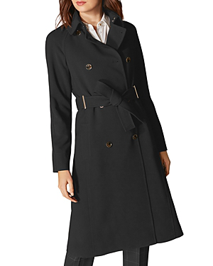 karen millen black trench coat