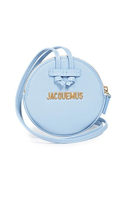 Shop Jacquemus Le Pitchou Bag In Light Blue